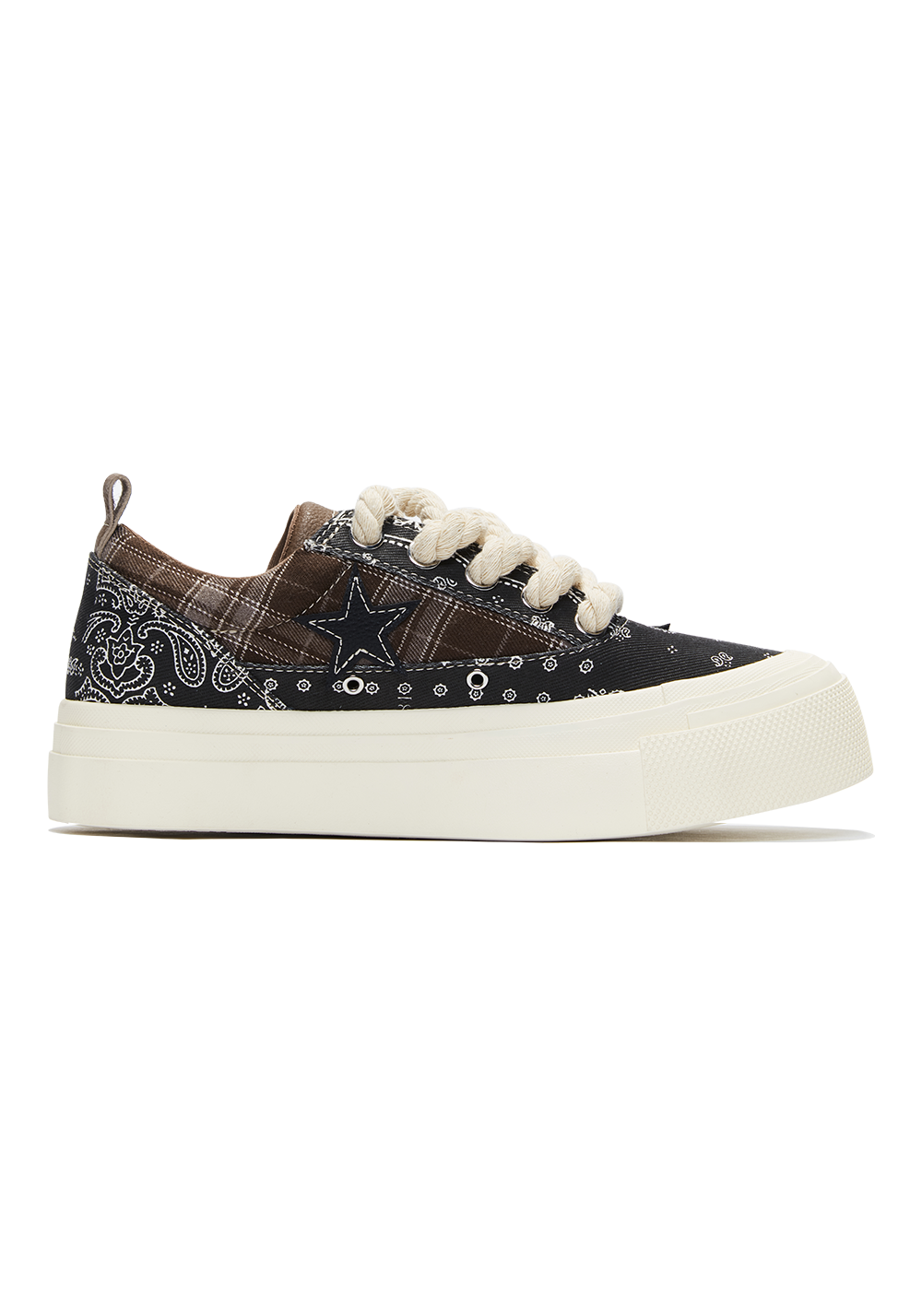 Star Canvas Shoes-Paisley - PSYLOS 1, Star Canvas Shoes-Paisley, Shoes, KAALIXTO, PSYLOS 1